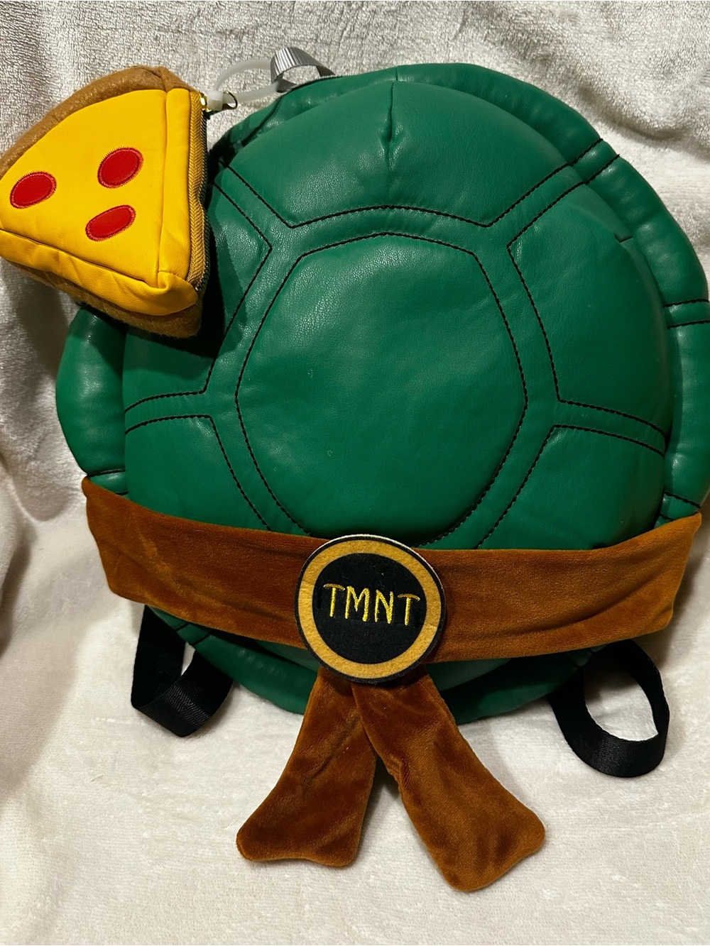 Teenage Mutant Ninja Turtles Backpack Shell Pizza Pouch TMNT Mutant Mayhem 13”